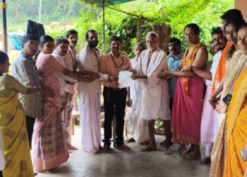 ಗೋಪಾಲಕೃಷ್ಣ ಸನ್ನಿಧಿ ಕಲ್ಲಮಠ, ಪುತ್ತಿಗೆ ಜೀರ್ಣೋದ್ಧಾರಕ್ಕೆ ಶ್ರೀ ಕ್ಷೇತ್ರ ಧರ್ಮಸ್ಥಳ ಧರ್ಮೋತ್ಥಾನ ಟ್ರಸ್ಟ್”ವತಿಯಿಂದ 5 ಲಕ್ಷ ರೂಪಾಯಿ ದೇಣಿಗೆ..!