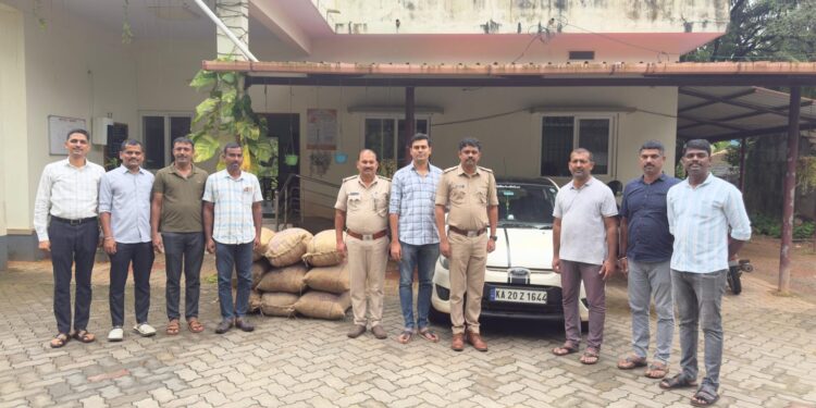 ಉಡುಪಿ: ಲಕ್ಷಾಂತರ ಮೌಲ್ಯದ ಅಡಿಕೆ ಕಳ್ಳತನ ಪ್ರಕರಣ – ನಾಲ್ವರ ಬಂಧನ..!!