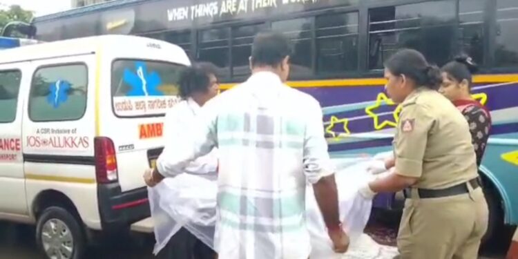 ಮಣಿಪಾಲ :ರಸ್ತೆ ದಾಟುತ್ತಿದ್ದಾಗ ಖಾಸಗಿ ಬಸ್ ಡಿಕ್ಕಿಯಾಗಿ ಮಹಿಳೆ ಮೃತ್ಯು..!!