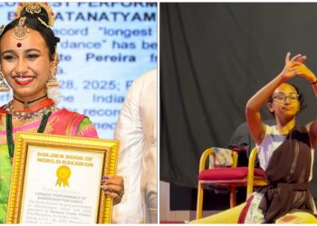 ನಿರಂತರ ನೃತ್ಯದೊಂದಿಗೆ 170 ಗಂಟೆ ಸತತ ಭರತನಾಟ್ಯ ಪ್ರದರ್ಶನ ನೀಡಿ ವಿಶ್ವದಾಖಲೆ ಬರೆದ ವಿದ್ಯಾರ್ಥಿನಿ ರೆಮೋನಾ ಪಿರೇರಾ ..!!