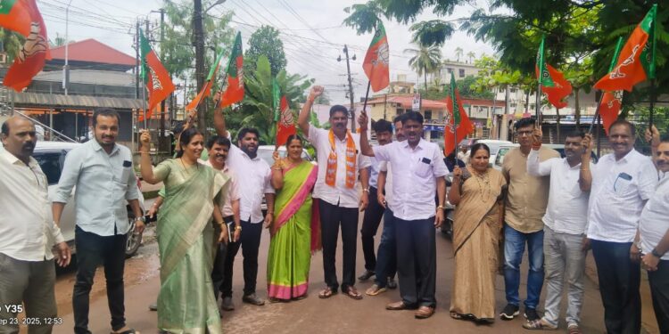 ಉಡುಪಿ ಜಿಲ್ಲಾ ಬಿಜೆಪಿಯಿಂದ ‘ಜಿ.ಎಸ್.ಟಿ ಉಳಿತಾಯ ಉತ್ಸವ’ದ ಸಂಭ್ರಮಾಚರಣೆ..!!