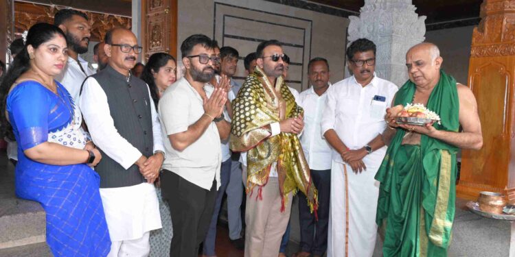 ಕಾರ್ಮಿಕ ಸಚಿವ ಸಂತೋಷ್ ಲಾಡ್  ಉಚ್ಚಿಲ ಶ್ರೀಮಹಾಲಕ್ಷ್ಮೀ ದೇವಸ್ಥಾನಕ್ಕೆ ಭೇಟಿ..!!