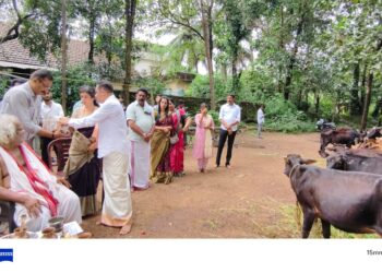 ಕಾರ್ಕಳದ ಬಂಡಿಮಠ ಅನಂತಕೃಷ್ಣ ಗೋಶಾಲೆಯಲ್ಲಿ ಗೋಪೂಜೆ ಸಂಭ್ರಮ..!!