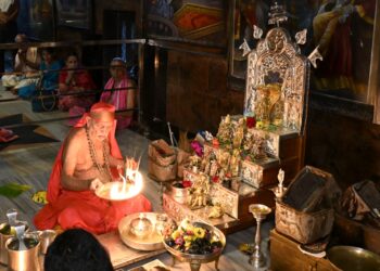 ಶ್ರೀ ಕೃಷ್ಣ ಮಠದ ಚಂದ್ರ ಶಾಲೆಯಲ್ಲಿ ಸಂಸ್ಥಾನಪೂಜೆ..!!