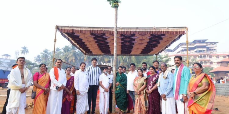 ಶೀರೂರು ಪರ್ಯಾಯದ ಚಪ್ಪರ ಮುಹೂರ್ತ..!!