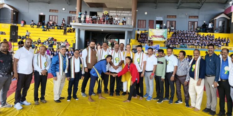 ಪದವಿ ಪೂರ್ವ ವಿದ್ಯಾರ್ಥಿಗಳ ರಾಜ್ಯ ಮಟ್ಟದ ಬೆಲ್ಟ್ ಕುಸ್ತಿ ಪಂದ್ಯಾಟ 2025-26..!!