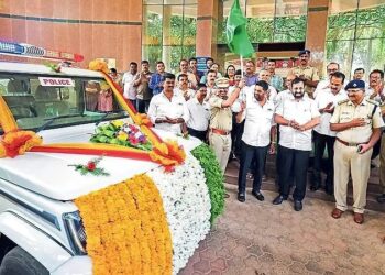 ಉಡುಪಿ ಜಿಲ್ಲಾ ಪೊಲೀಸ್ ಇಲಾಖೆಗೆ ದ. ಕ. ಜಿಲ್ಲಾ ಕೇಂದ್ರ ಸಹಕಾರಿ ಬ್ಯಾಂಕ್ನಿಂದ ಹೊಸ ಬೊಲೆರೊ ವಾಹನ ಹಸ್ತಾಂತರ..!!