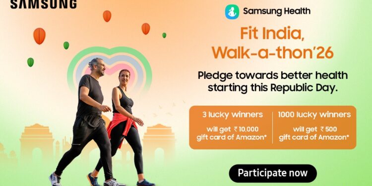 Samsung Announces Fit India Walk-a-thon ‘26 on Samsung Health App