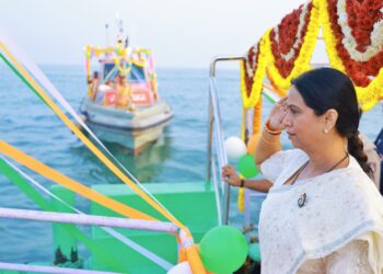 77 ನೇ ಗಣರಾಜ್ಯೋತ್ಸವ ; ಸೇಂಟ್ ಮೇರೀಸ್ ಐಲ್ಯಾಂಡ್ ನಲ್ಲಿ ಸಚಿವೆ ಲಕ್ಷ್ಮೀ ಹೆಬ್ಬಾಳಕರ್ ದ್ವಜಾರೋಹಣ