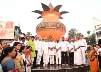 ಮಹಾವೀರ ವೃತ್ತದಲ್ಲಿ ನವೀಕೃತ ಕಳಶ ಲೋಕಾರ್ಪಣೆ..!!