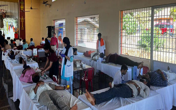 ದಿ. ಸುಹಾಸ್ ಶೆಟ್ಟಿ ಸ್ಮರಣಾರ್ಥ ರಕ್ತದಾನ ಶಿಬಿರ: ಕೊಕ್ಕಡದಲ್ಲಿ 330 ಯೂನಿಟ್ ರಕ್ತ ಸಂಗ್ರಹ…!!