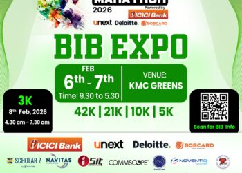 ಮಣಿಪಾಲ್ ಮ್ಯಾರಥಾನ್ 2026: ಫೆಬ್ರವರಿ 6–7 ರಂದು ಕೆಎಂಸಿ ಗ್ರೀನ್ಸ್‌ನಲ್ಲಿ ಬಿಬ್ ಎಕ್ಸ್‌ಪೋ..!!
