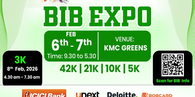 ಮಣಿಪಾಲ್ ಮ್ಯಾರಥಾನ್ 2026: ಫೆಬ್ರವರಿ 6–7 ರಂದು ಕೆಎಂಸಿ ಗ್ರೀನ್ಸ್‌ನಲ್ಲಿ ಬಿಬ್ ಎಕ್ಸ್‌ಪೋ..!!