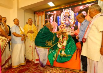 ಬೆಂಗಳೂರು ನಗರದಲ್ಲಿ ಪುತ್ತಿಗೆಶ್ರೀ ಸನ್ಮಾನ..!