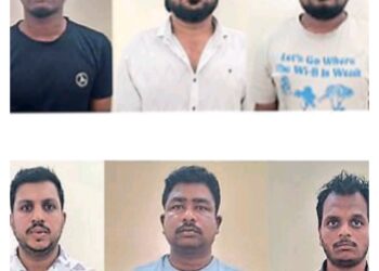 ಹೈದರಾಬಾದ್‌ನಲ್ಲಿ ಕುಳಿತು ಸೈಬರ್ ವಂಚನೆ: ಆರು ಮಂದಿ ಅರೆಸ್ಟ್…!