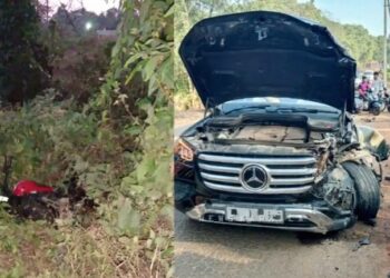 ಅತ್ತೂರು ಚರ್ಚ್ ಬಳಿ ಕಾರು–ಬೈಕ್ ಅಪಘಾತ; ಇಬ್ಬರು ವಿದ್ಯಾರ್ಥಿಗಳಿಗೆ ಗಾಯ….!!