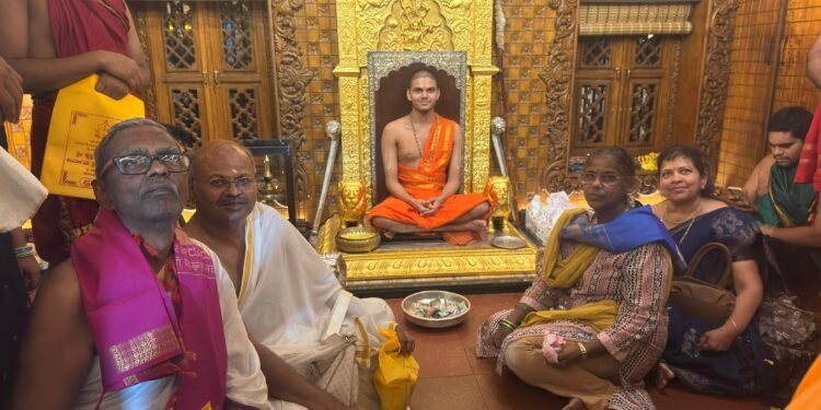 ಉಡುಪಿ ಶ್ರೀ ಕೃಷ್ಣ ಮಠಕ್ಕೆ ಹೈಕೋರ್ಟ್ ನ್ಯಾಯಮೂರ್ತಿ ಗೀತಾ ಕೆ.ಬಿ ಭೇಟಿ