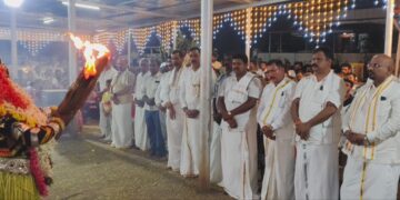 ಕುಕ್ಕುಂದೂರಿನಲ್ಲಿ ಗುಡ್ಡೆ ಗುಳಿಗ ದೈವದ ಹರಕೆಯ ನೇಮೋತ್ಸವ..!!