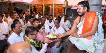 ಹೈಕೋರ್ಟ್ ನ್ಯಾಯಮೂರ್ತಿ ಟಿ.ಎಂ. ನಡಾಫ್ ಉಚ್ಚಿಲ ಶ್ರೀ ಮಹಾಲಕ್ಷ್ಮಿ ಕ್ಷೇತ್ರಕ್ಕೆ ಭೇಟಿ..!