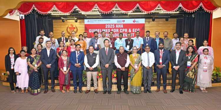 ಮಣಿಪಾಲದಲ್ಲಿ AHA 2025 CPR ಮಾರ್ಗಸೂಚಿ ಬಿಡುಗಡೆ: ಸಮುದಾಯ ತರಬೇತಿಗೆ ಒತ್ತು..!!