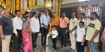 24 ವರ್ಷಗಳ ಸೇವೆ ಸಲ್ಲಿಸಿದ ವೀರಯೋಧ ವಸಂತ್ ಕುಂದರ್‌ಗೆ ಉಡುಪಿಯಲ್ಲಿ ಭವ್ಯ ಸ್ವಾಗತ