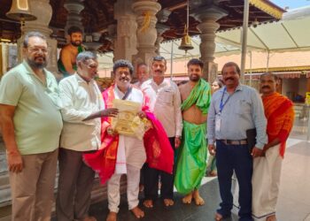 ಉಚ್ಚಿಲ ಶ್ರೀ ಮಹಾಲಕ್ಷ್ಮೀ ದೇವಸ್ಥಾನಕ್ಕೆ ನಟ ಜಗ್ಗೇಶ್ ಭೇಟಿ
