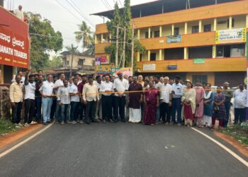 4 ಕೋಟಿ ವೆಚ್ಚದಲ್ಲಿ ಅಭಿವೃದ್ಧಿಗೊಂಡ ಕಿದಿಯೂರು ಸಂಪಿಗೆ ನಗರ ಮುಖ್ಯರಸ್ತೆ ಶಾಸಕ ಯಶ್ ಪಾಲ್ ಸುವರ್ಣ ಉದ್ಘಾಟನೆ