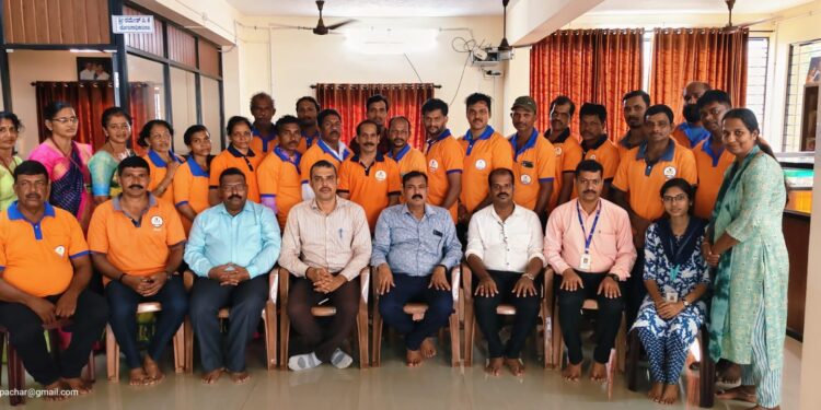ಬ್ರಹ್ಮಾವರ: ಶ್ರೀ ಕ್ಷೇತ್ರ ಧರ್ಮಸ್ಥಳ ಗ್ರಾಮಾಭಿವೃದ್ಧಿ ಯೋಜನೆ ಬ್ರಹ್ಮಾವರ ತಾಲೂಕುಶೌರ್ಯ ವಿಪತ್ತು ತಂಡ