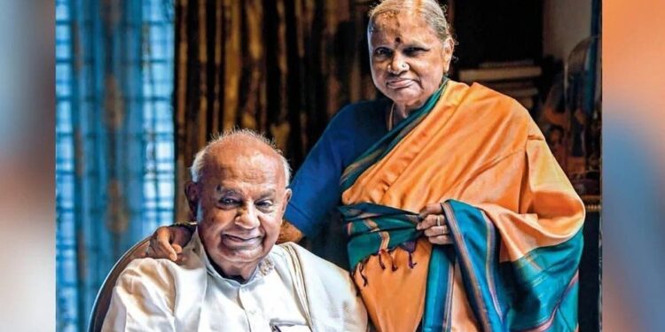 ಮಾಜಿ ಪ್ರಧಾನಿ ಹೆಚ್.ಡಿ. ದೇವೇಗೌಡರ ಪತ್ನಿ ಚೆನಮ್ಮ ನಿಧನ..!
