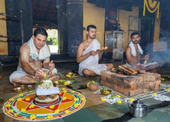 ಶೀರೂರು ಮೂಲ ಮಠದಲ್ಲಿ ಲಕ್ಷ್ಮೀವರ ತೀರ್ಥ ಶ್ರೀಪಾದರ 8ನೇ ಆರಾಧನೆ: ವಿರಾಜ ಹೋಮ, ಹಸ್ತೋದಕ, ಅನ್ನದಾನ