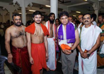 ಖ್ಯಾತ ಚಿತ್ರ ನಟ ಹಾಗೂ ಹಾಸ್ಯ ನಟ ಶರಣ್ ಉಡುಪಿ ಶ್ರೀ ಕೃಷ್ಣ ಮಠಕ್ಕೆ ಭೇಟಿ..!