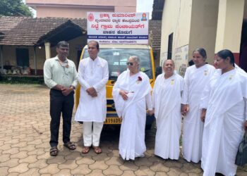 ನಿಟ್ಟೆ ಗ್ರಾಮ ಪಂಚಾಯತ್ ಗೆ ಪ್ರಜಾಪಿತ ಬ್ರಹ್ಮಕುಮಾರಿಸ್ ನ ವರಂದಾವನ ಧ್ಯಾನ ಕೇಂದ್ರದಿಂದ ಕಸ ಸಂಗ್ರಹಣೆ ವಾಹನ ಕೊಡುಗೆ..!