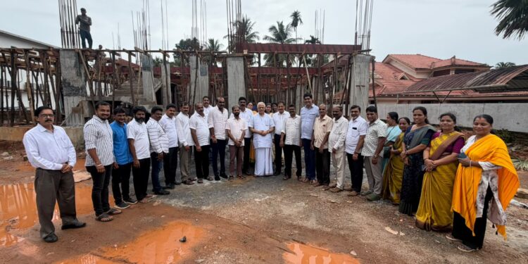 ಉಡುಪಿ ಜಿಲ್ಲಾ ಬಿಜೆಪಿಯ ನೂತನ ಕಛೇರಿಯ ಕಟ್ಟಡ ಕಾಮಗಾರಿ ವೀಕ್ಷಿಸಿದ ರಾಷ್ಟ್ರೀಯ ಸಂಘಟನಾ ಪ್ರಧಾನ ಕಾರ್ಯದರ್ಶಿ ಬಿ.ಎಲ್. ಸಂತೋಷ್..!