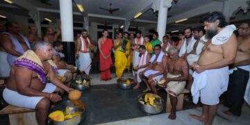 ಶ್ರೀ ಕೃಷ್ಣ ಮಠದಲ್ಲಿ ವಿಟ್ಲಪಿಂಡಿ ಹಾಗೂ ಶ್ರಾವಣ ಶನಿವಾರದ ಪ್ರಯುಕ್ತ ತರಕಾರಿ ಮುಹೂರ್ತ