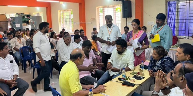 ಹಾವಂಜೆಯಲ್ಲಿ ಹೋಬಳಿ ಮಟ್ಟದ ಪ್ರಜಾ ಸೇವ ಆಂದೋಲನ ಸಭೆ