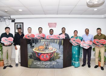 ವಿಶ್ವ ಹೃದಯ ದಿನ: ಕಸ್ತೂರ್ಬಾ ಆಸ್ಪತ್ರೆ ಮಣಿಪಾಲದಲ್ಲಿ ಹೃದಯ ಆರೋಗ್ಯ ಜಾಗೃತಿ ಶಿಲ್ಪ ಅನಾವರಣ