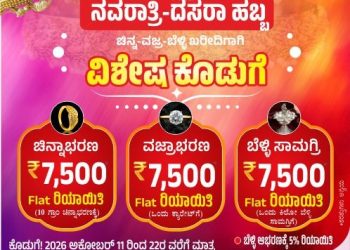 ನ್ಯೂ ನೊವೆಲ್ಟಿ ಜುವೆಲರ್ಸ್‌ನಲ್ಲಿ ಹಬ್ಬದ ಪ್ರಯುಕ್ತ ವಿಶೇಷ ಆಫರ್